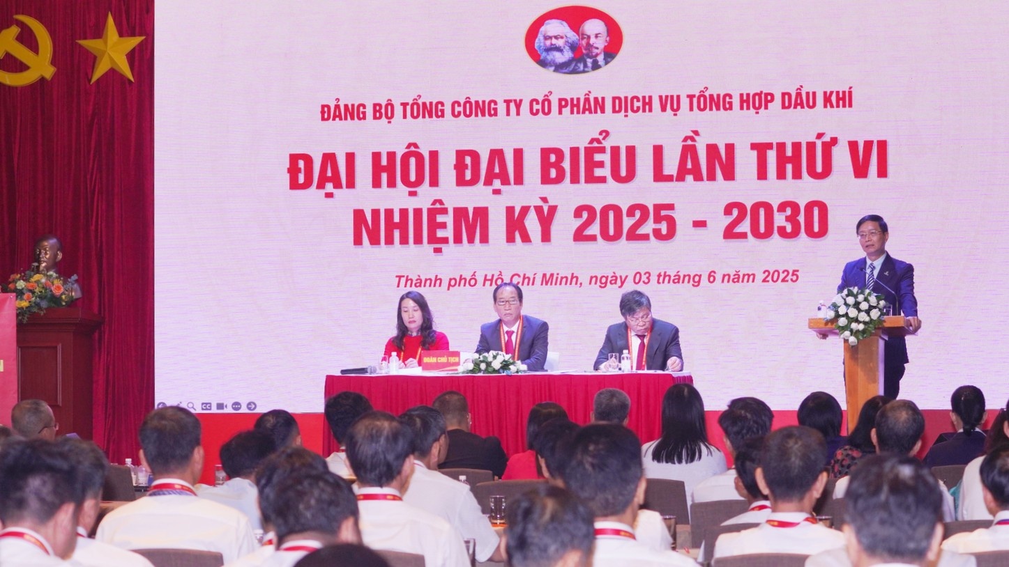 Đại hội đại biểu Đảng bộ Tổng Công ty Cổ phần Dịch vụ Tổng hợp Dầu khí (PETROSETCO) lần thứ VI, nhiệm kỳ 2025–2030. Đồng chí Trần Quang Dũng – Phó Bí thư thường trực Đảng ủy Petrovietnam tham dự và chỉ đạo Đại hội.