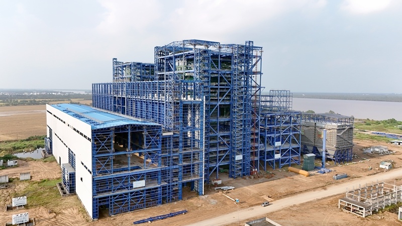 Công trường Nhà máy Nhiệt điện Long Phú 1