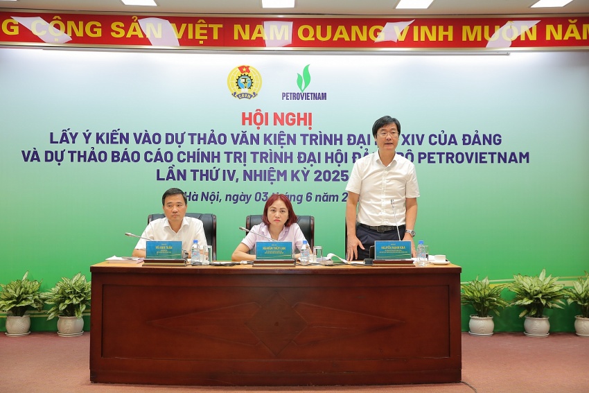 Đồng chí Nguyễn Mạnh Kha khẳng định Hội nghị lấy ý kiến vào dự thảo văn kiện lần này không chỉ để lấy ý kiến đóng góp mà còn là dịp để tổ chức công đoàn thực hiện công tác tuyên truyền văn kiện