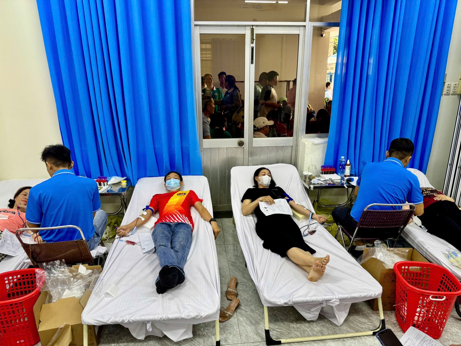 CBCNV-NLĐ Vietsovpetro tham gia hiến máu tình nguyện đợt 1 năm 2025