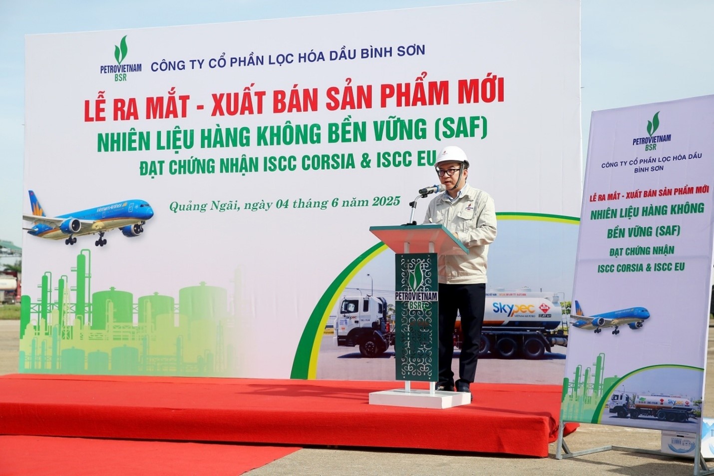 Mr. Nguyen Viet Thang - General Director of BSR affirmed his determination to commercialize SAF, contributing to the national energy transition strategy.