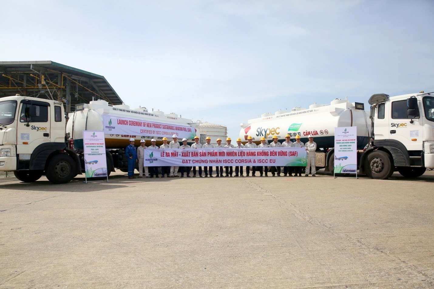 The sale of the SAF Sustainable Aviation Fuel product batch is a milestone marking a new step forward for BSR in its journey of researching and developing green and sustainable energy products