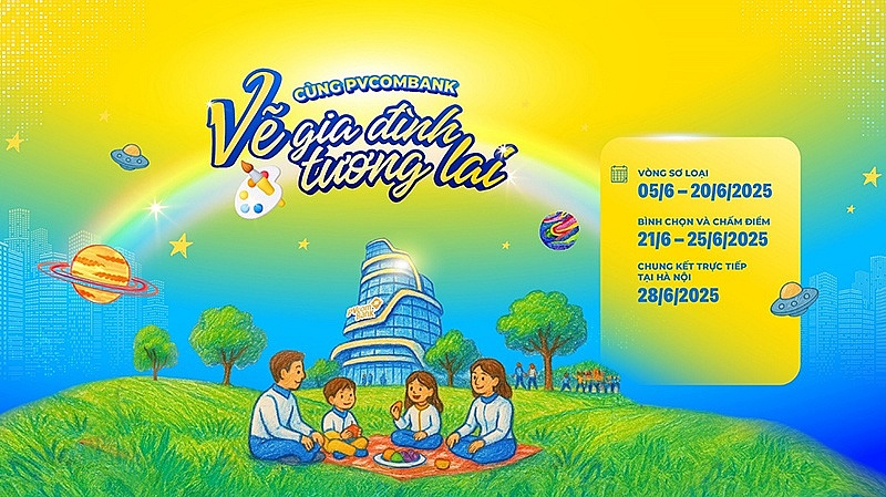 Chính thức phát động cuộc thi “Cùng PVcomBank vẽ gia đình tương lai”