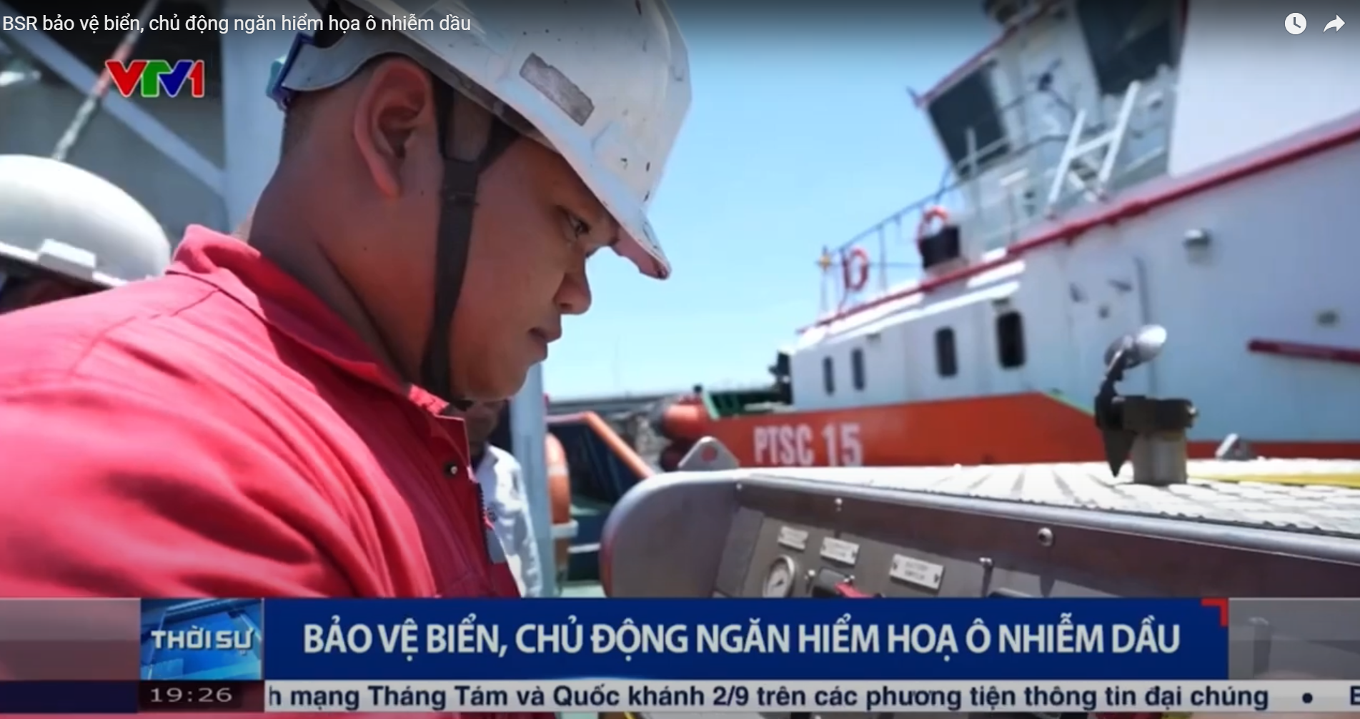 BSR bảo vệ biển, chủ động ngăn hiểm họa ô nhiễm dầu