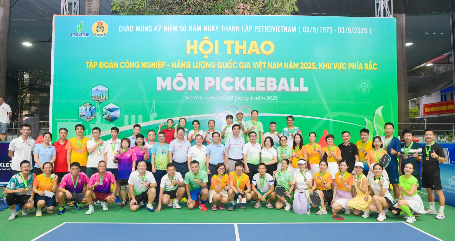 Hội thao Petrovietnam khu vực phía Bắc thành công rực rỡ.
