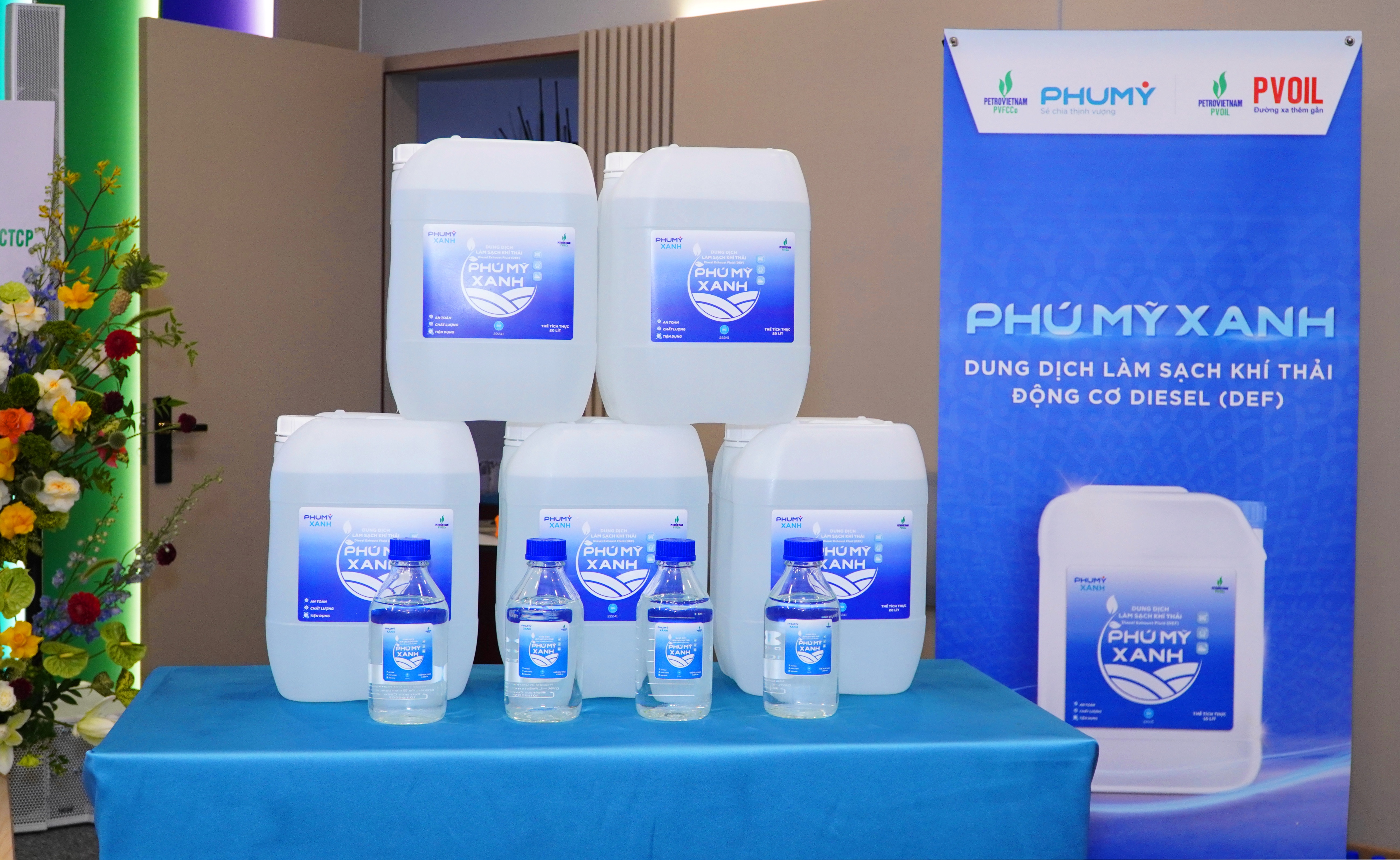 Sản phẩm DEF/Phú Mỹ Xanh do PVFCCo - Phú Mỹ sản xuất đạt tiêu chuẩn quốc tế.