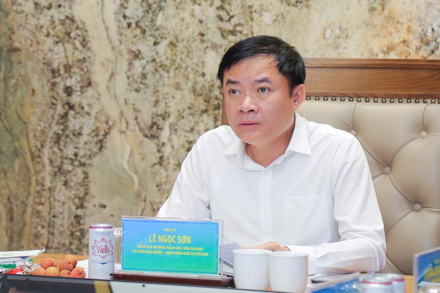 Tổng Giám đốc Petrovietnam Lê Ngọc Sơn: “Petrovietnam cần tiếp tục đẩy mạnh các dự án mới trong các lĩnh vực, triển khai các hợp đồng hợp tác hiệu quả để tạo đột phá tăng trưởng thông qua phát triển dự án mới”.