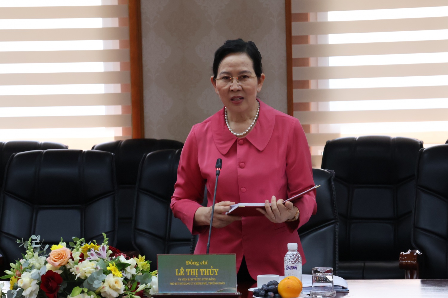 Đồng chí Lê Thị Thủy ghi nhận, đánh giá cao những kết quả đạt được của Đảng ủy Petrovietnam và các đơn vị.
