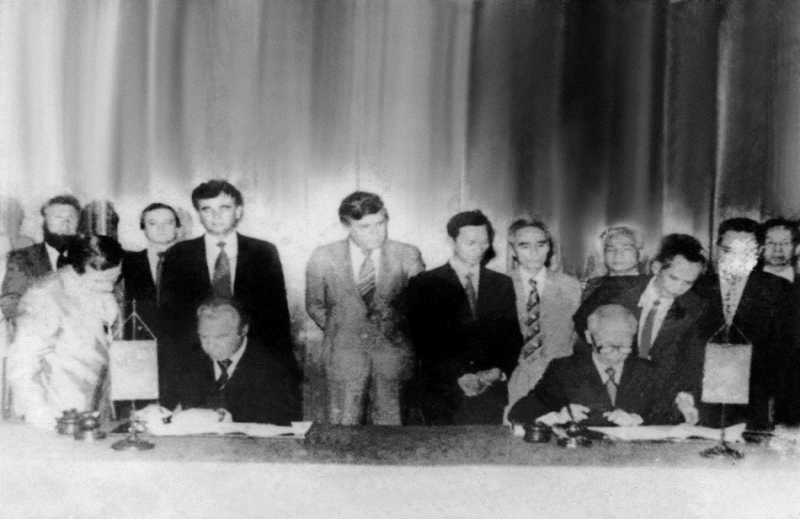 Lễ ký Hiệp định Liên Chính phủ thành lập XNLD dầu khí Việt - Xô ngày 19/6/1981