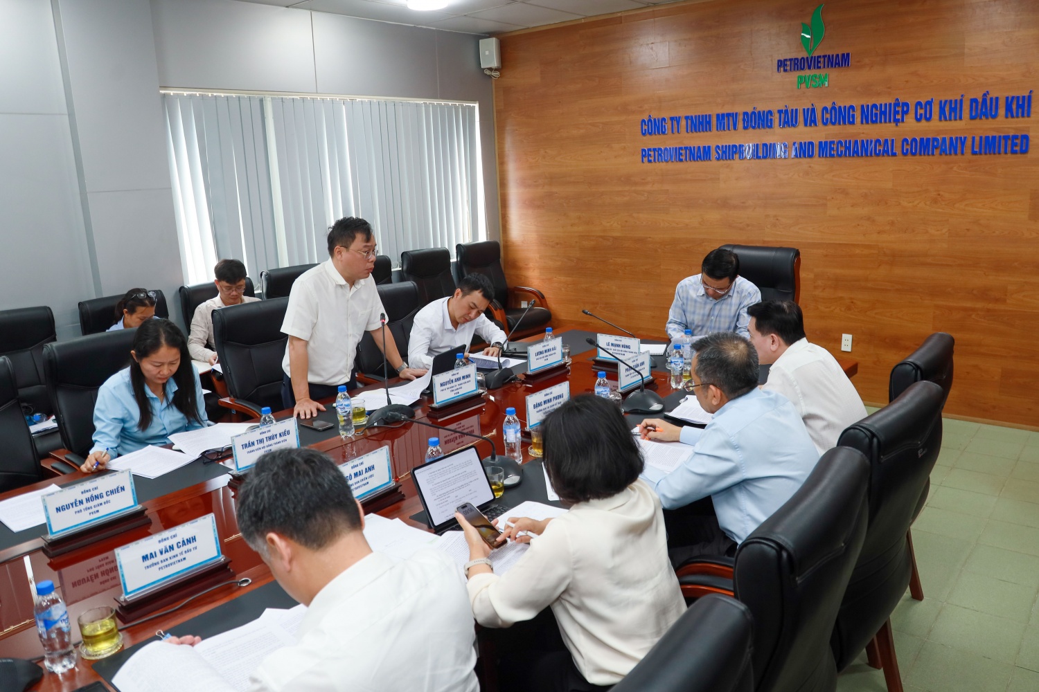 Ông Nguyễn Anh Minh – Tổng Giám đốc PVSM báo cáo về kết quả SXKD từ đầu năm 2025 đến nay, kế hoạch SXKD năm 2025, chiến lược phát triển, kế hoạch 5 năm (2026 – 2030)...