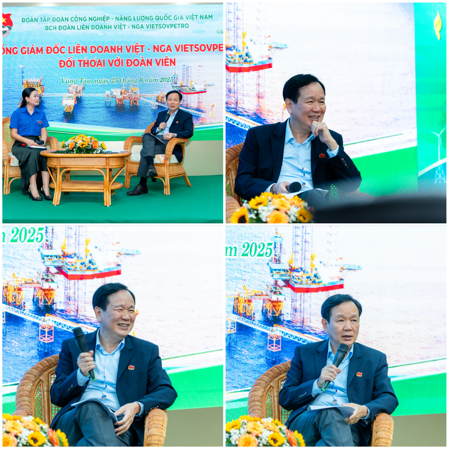 Tổng Giám đốc Vietsovpetro chia sẻ chân thành, gần gũi và đầy tâm huyết với đoàn viên, thanh niên.