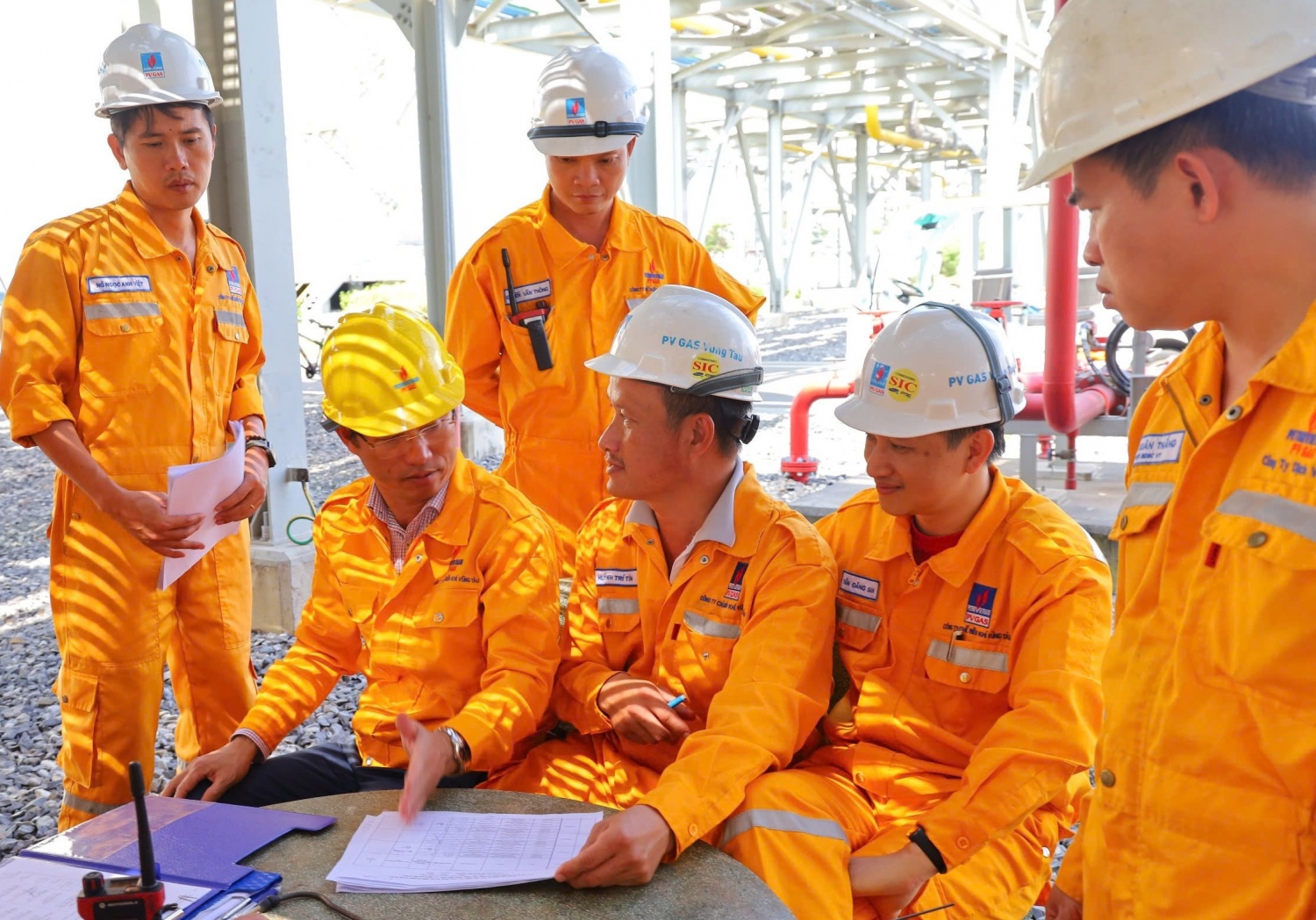 Họp triển khai công việc tại Kho cảng PV GAS VUNG TAU