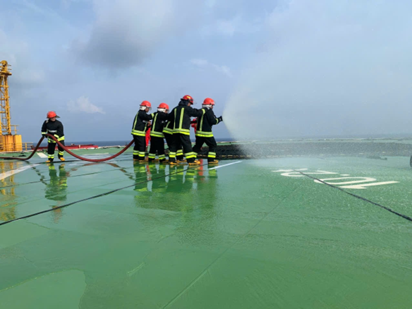 Hội thi An toàn vệ sinh lao động - Phòng chống cháy nổ năm 2025 tại giàn FPU-Đại Hùng 01