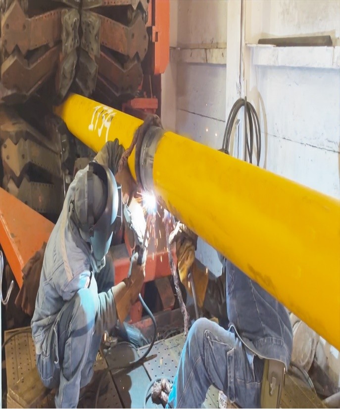 Kết nối các đoạn ống bằng mối hàn