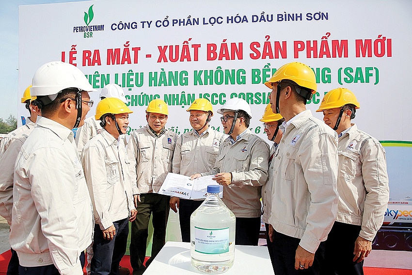 BSR vừa cho ra mắt sản phẩm mới là nhiên liệu hàng không bền vững (SAF) vào tháng 6-2025
