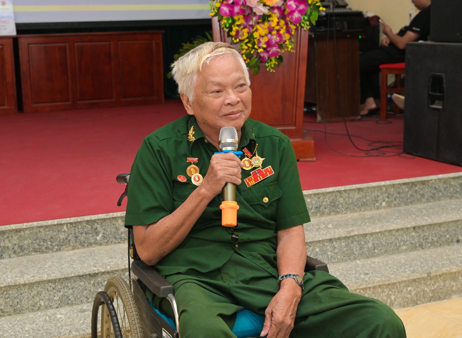 Đồng chí Phạm Minh Liên gửi lời cảm ơn chân thành với tấm lòng nhân ái của tập thể cán bộ nhân viên, người lao động Petrovietnam