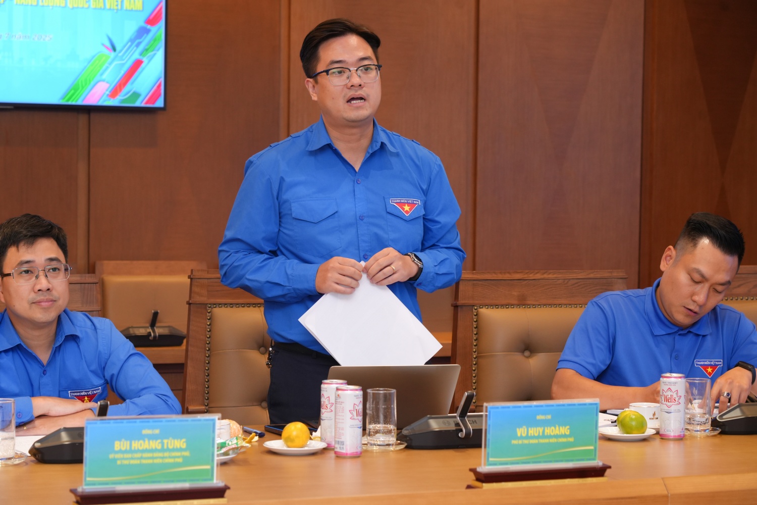 Đồng chí Vũ Huy Hoàng - Phó Bí thư Đoàn Thanh niên Chính phủ: gắn công trình thanh niên với nhiệm vụ chuyên môn là hướng đi bền vững để tổ chức Đoàn khẳng định vai trò trong cơ quan, doanh nghiệp.