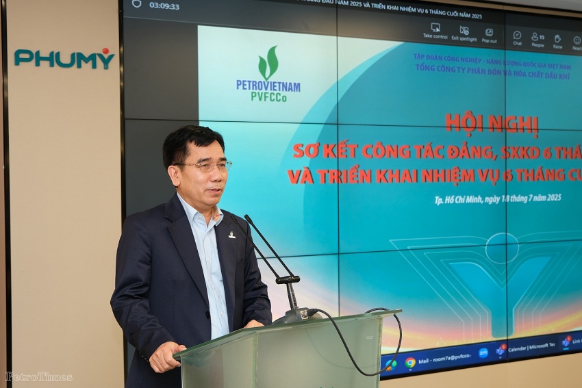 Đồng chí Lê Xuân Huyên - Phó Tổng Giám đốc Petrovietnam nhấn mạnh, mục tiêu tăng trưởng, nhiệm vụ mà Tập đoàn giao là rất thách thức, đòi hỏi tập thể PVFCCo - Phú Mỹ nỗ lực rất lớn.