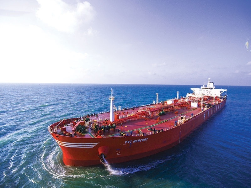Tàu chở dầu PVT Mercury có trọng tải 104.000 DWT được đóng mới tại PVSM.