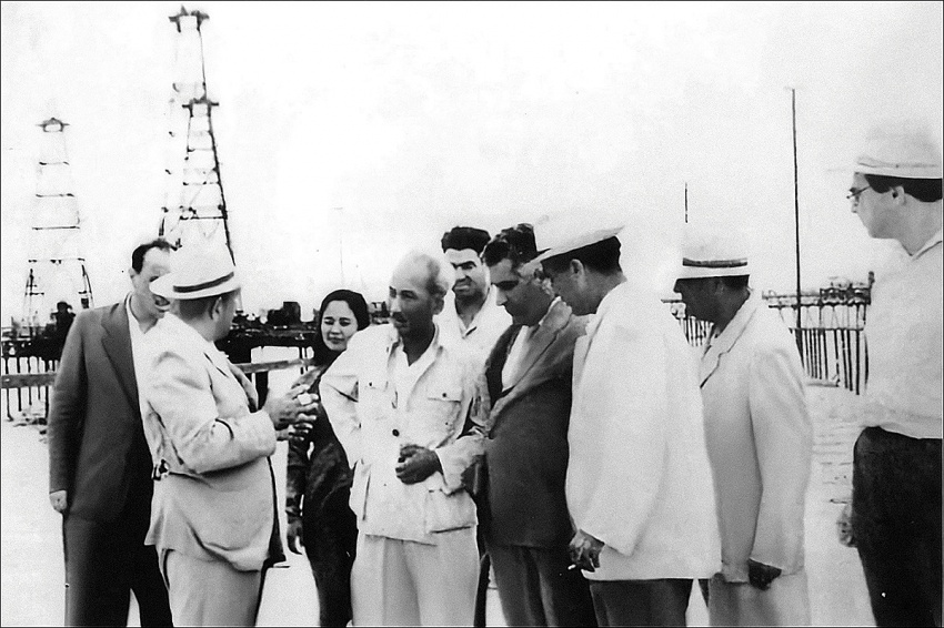 Bác Hồ thăm Azerbaijan năm 1959 (ảnh tư liệu)