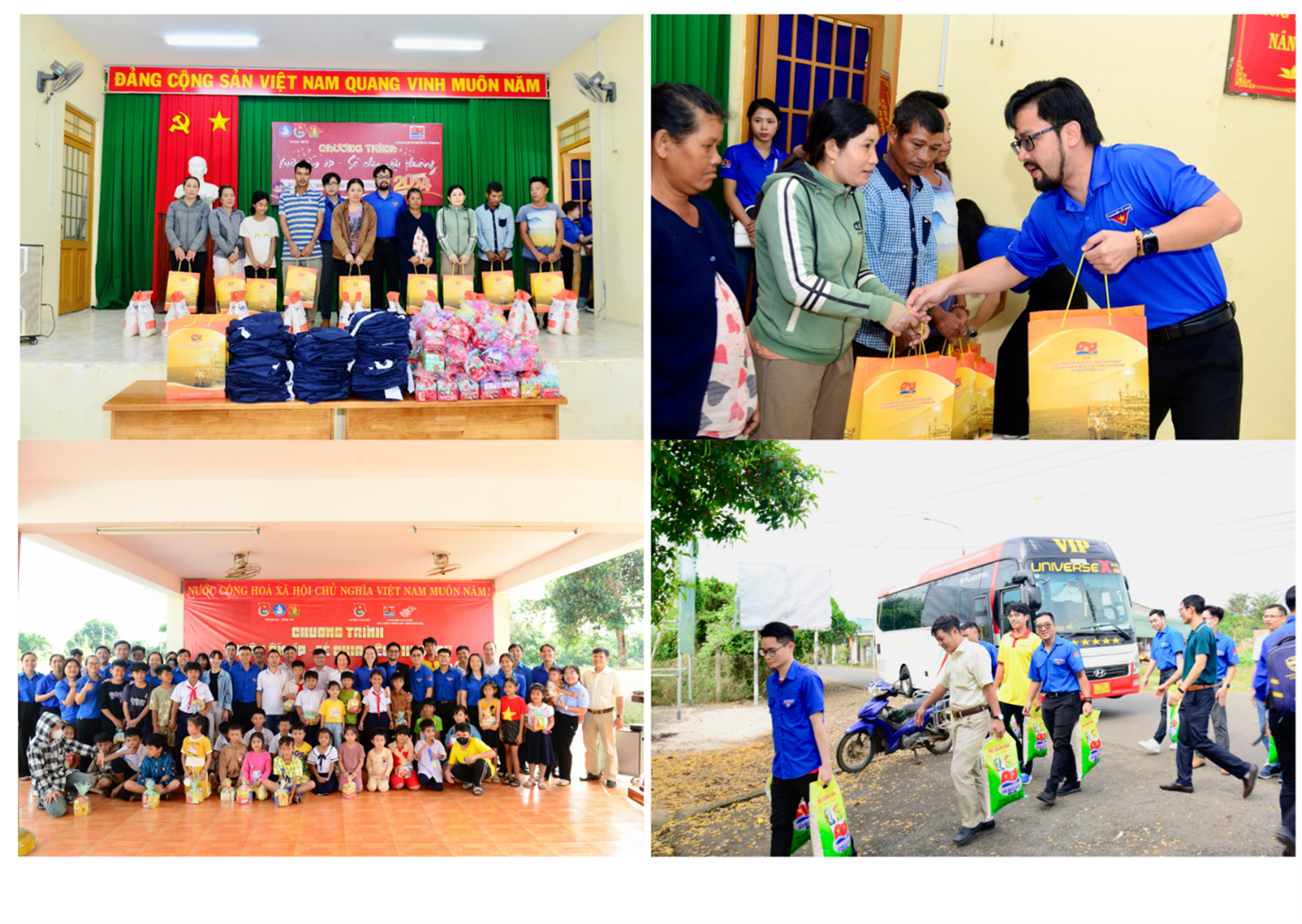 Đoàn Thanh niên XN Khí (Vietsovpetro): Sức trẻ đồng hành cùng dòng khí vươn xa Các chương trình an sinh xã hội nhân dịp Tết Nguyên đán trên địa bàn tỉnh Bà Rịa - Vũng Tàu cũ (nay là TP Hồ Chí Minh)
