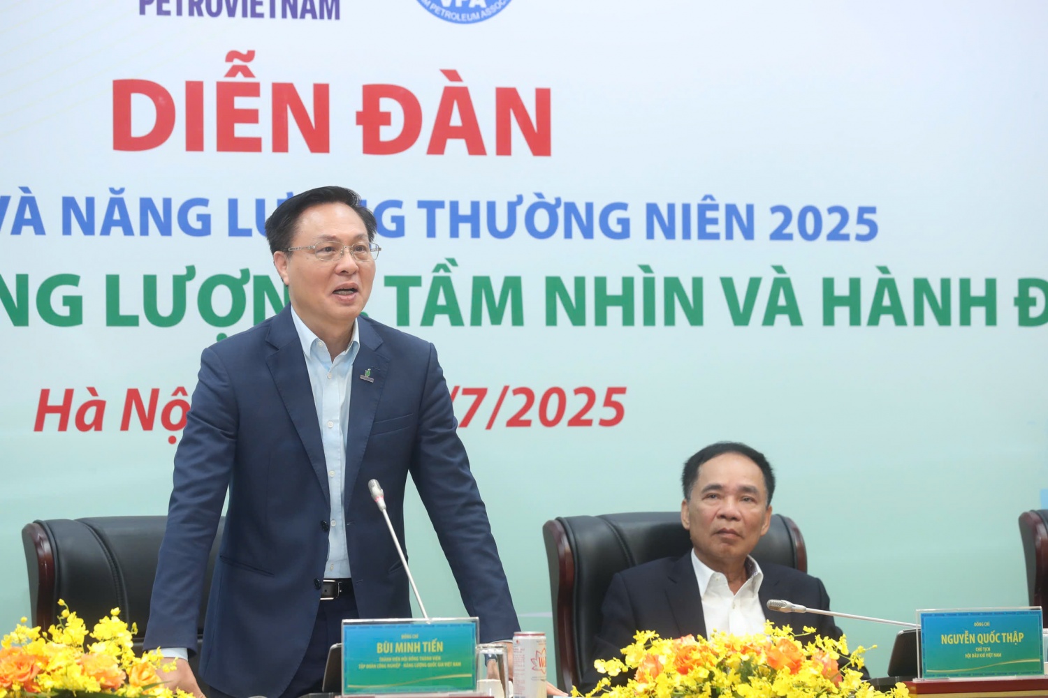 Thành viên HĐTV Petrovietnam Bùi Minh Tiến phát biểu tại Diễn đàn