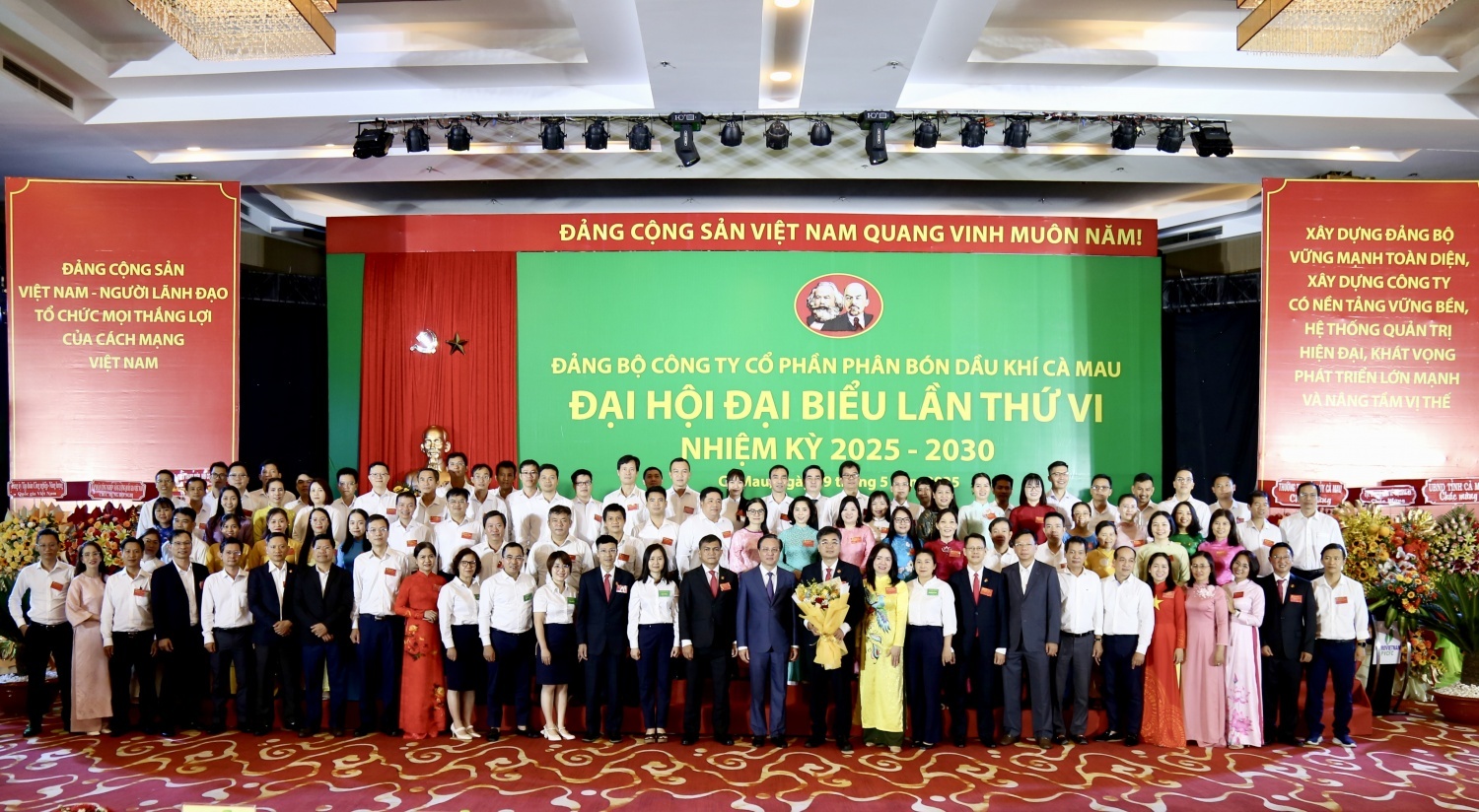 Đại hội Đảng bộ PVCFC tổ chức Đại hội thành công với chủ đề “Xây dựng Đảng bộ vững mạnh toàn diện, xây dựng Công ty có nền tảng bền vững, hệ thống quản trị hiện đại, khát vọng phát triển lớn mạnh và nâng tầm vị thế”.