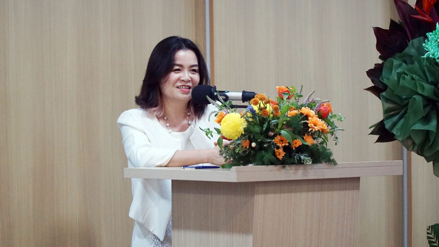 Bà Lê Thị Thu Hương - Phó Tổng Giám đốc PVOIL đánh giá, việc PVOIL Trans nhận được chứng chỉ ISCC EU, mang lại 4 ý nghĩa lớn cho PVOIL nói chung và PVOIL Trans nói riêng