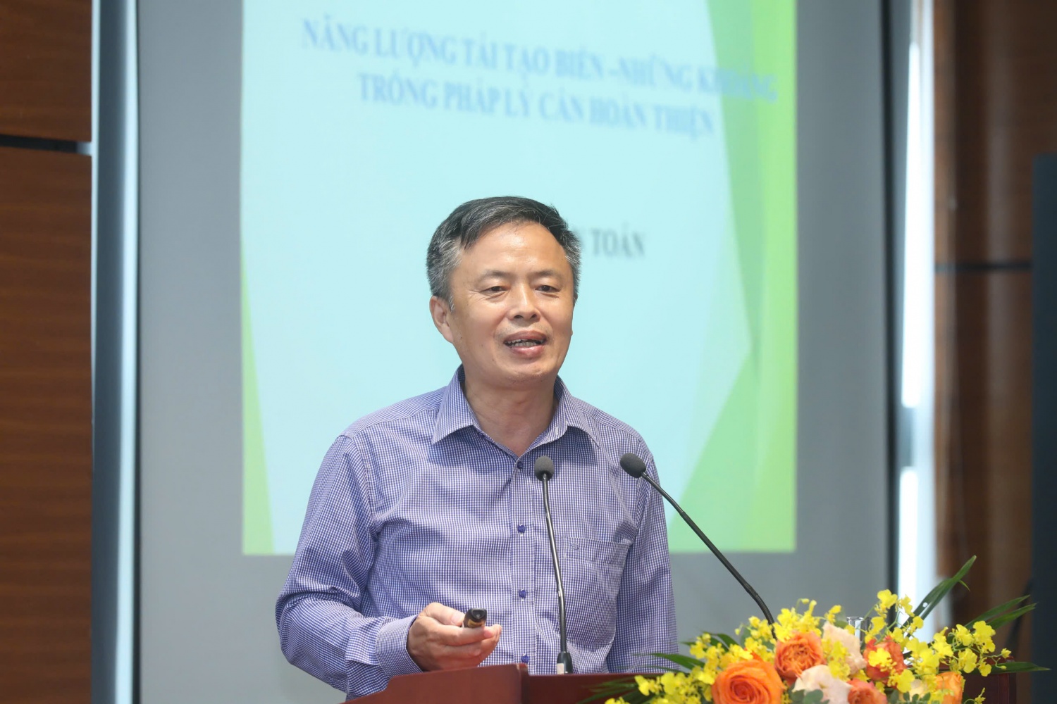 TS Dư Văn Toán đề xuất giao Petrovietnam thực hiện khảo sát cho dự án điện gió ngoài khơi