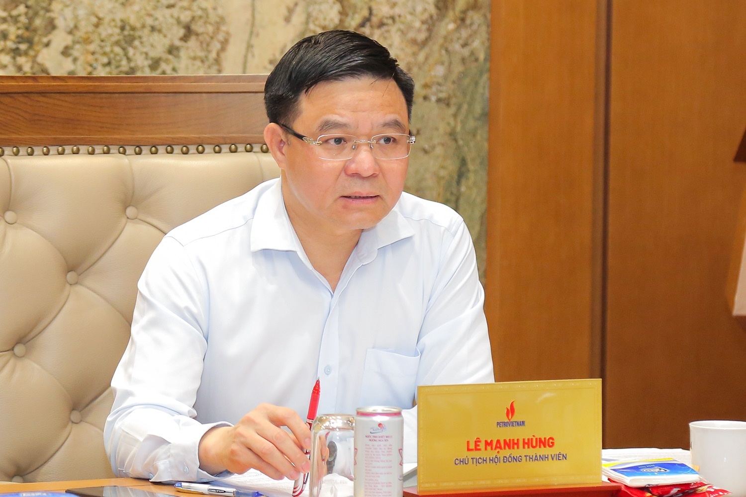 TS Lê Mạnh Hùng - Bí thư Đảng ủy, Chủ tịch HĐTV Petrovietnam là Tổng công trình sư hệ thống quản trị biến động của Tập đoàn.