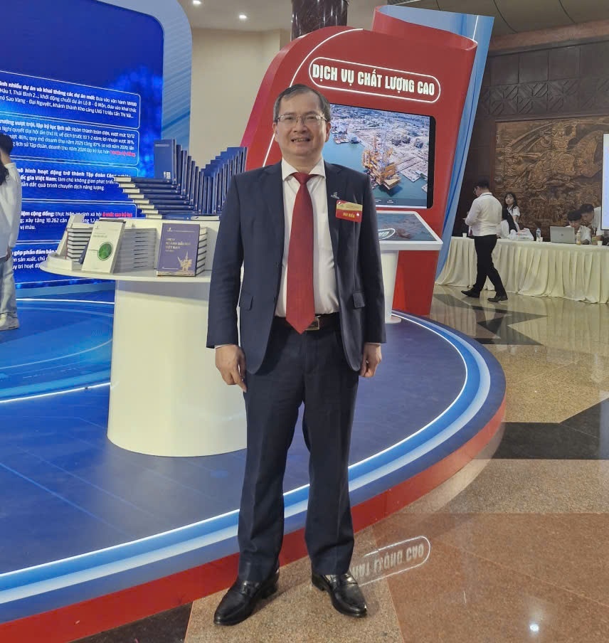 Đồng chí Khương Lê Thành, Ủy viên Ban Thường vụ Hội Cựu chiến binh Petrovietnam: “Hội Cựu chiến binh các cấp Tập đoàn sẽ nhanh chóng phổ biến tinh thần Đại hội, kết nối các hội viên với những định hướng lớn của Tập đoàn”.