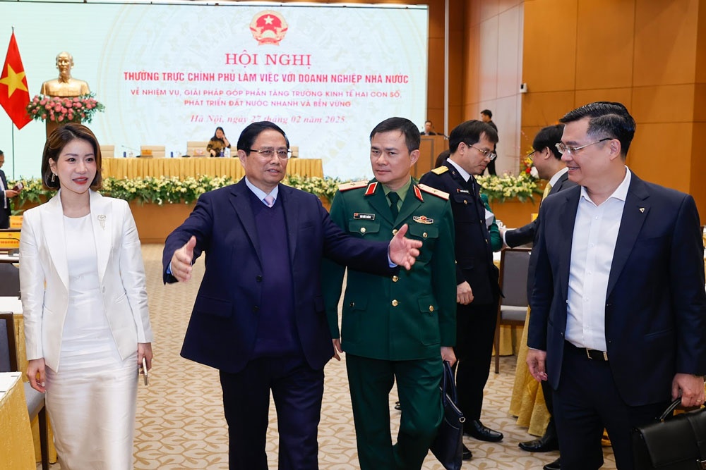 Thủ tướng Phạm Minh Chính nhấn mạnh vai trò quan trọng của DNNN trong việc dẫn dắt và liên kết với doanh nghiệp tư nhân