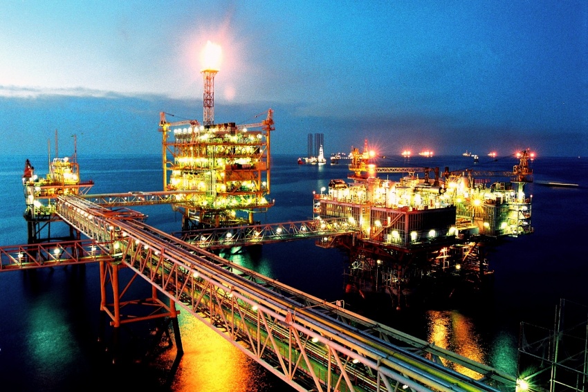 Giàn nén khí trung tâm do Xí nghiệp Khí vận hành khai thác.