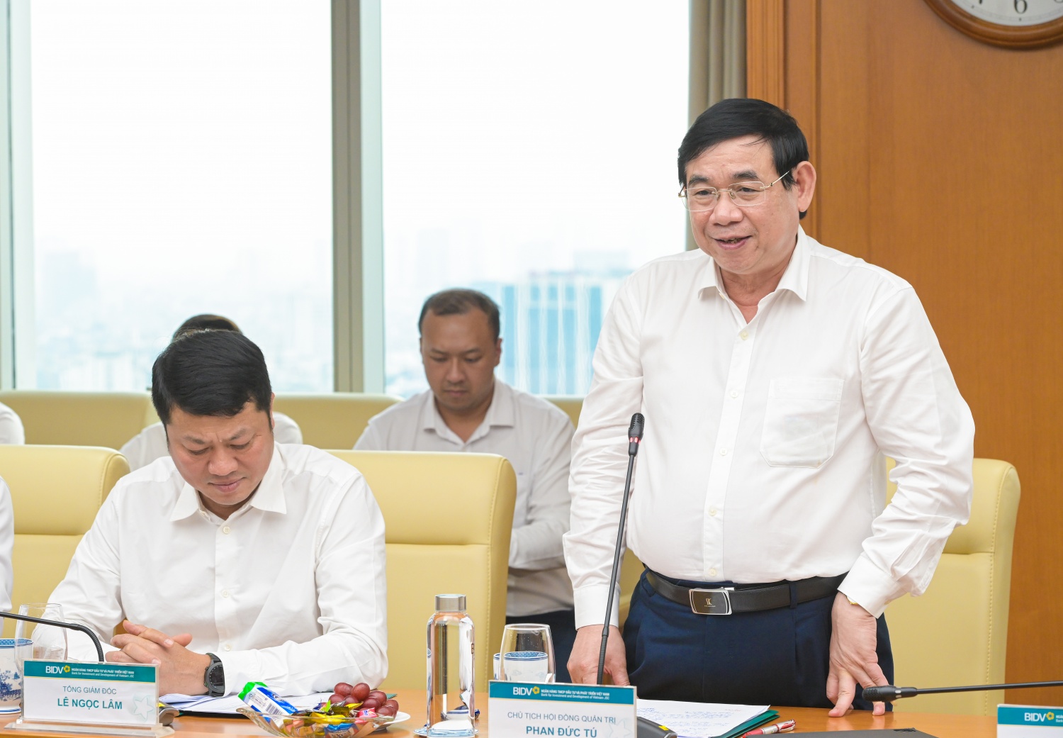 Chủ tịch HĐQT BIDV Phan Đức Tú cam kết sẽ dành mọi nguồn lực với chính sách ưu đãi, đáp ứng tối đa các nhu cầu tín dụng của Petrovietnam