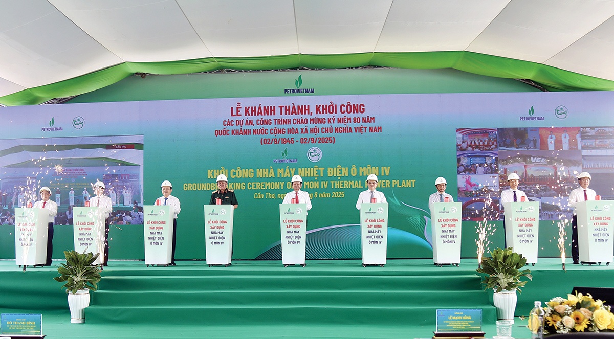 Nghi thức khởi công NMNĐ Ô Môn IV