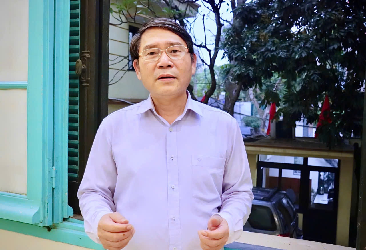 TS Hoàng Anh Tuấn, nguyên Cục trưởng Cục Năng lượng Nguyên tử (Bộ Khoa học và Công nghệ). (Ảnh: Phương Thảo)