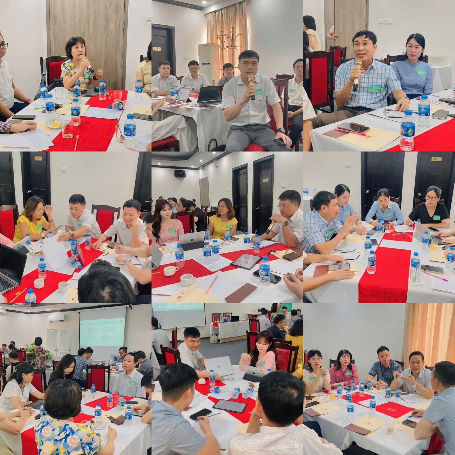 Các học viên tham gia thảo luận sôi nổi các nội dung chương trình đào tạo