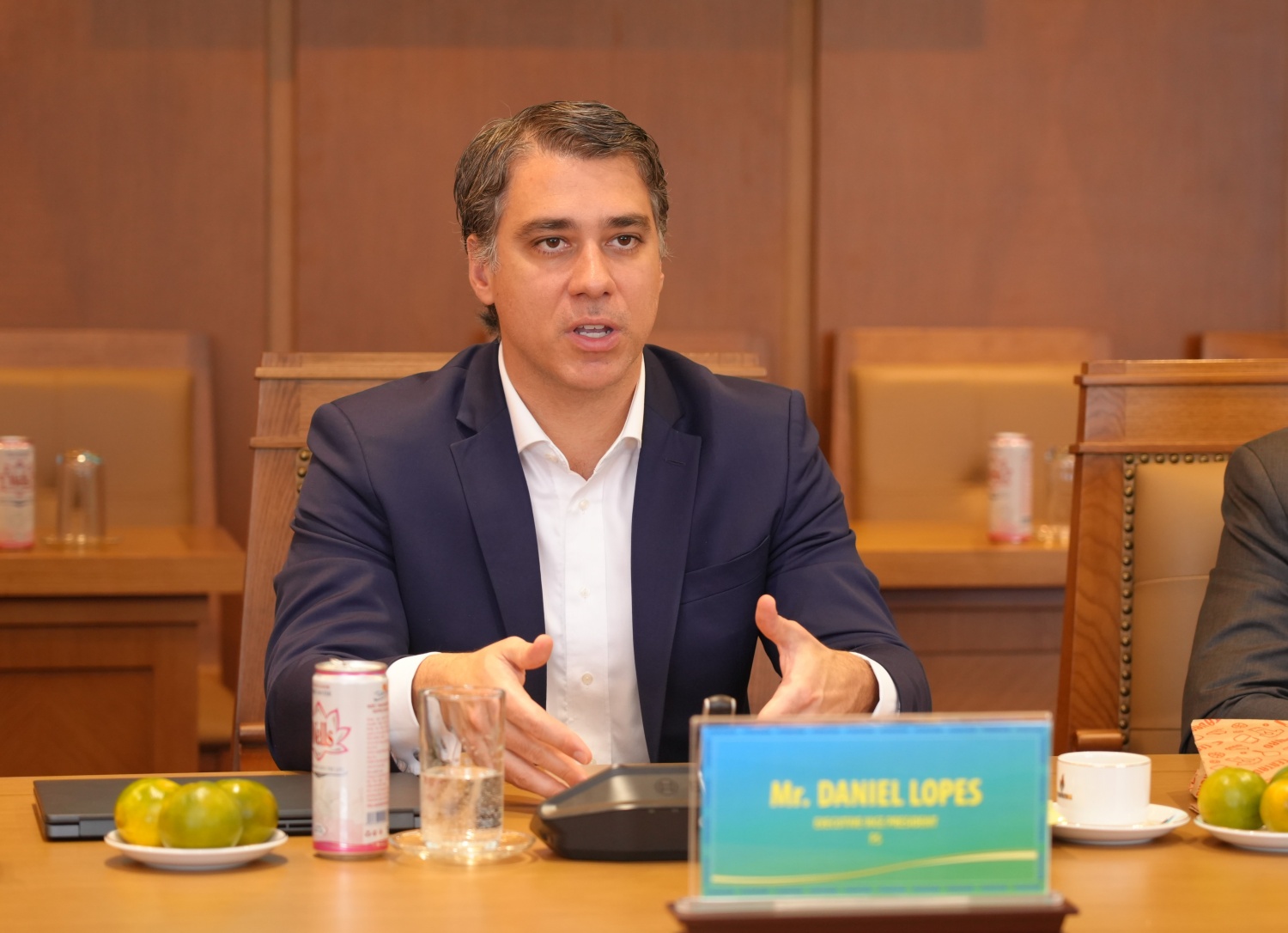 Phó Chủ tịch FS Daniel Lopes bày tỏ mong muốn hợp tác chiến lược với Petrovietnam trong lĩnh vực sản xuất và tiêu thụ nhiên liệu sinh học, đặc biệt là xăng E10