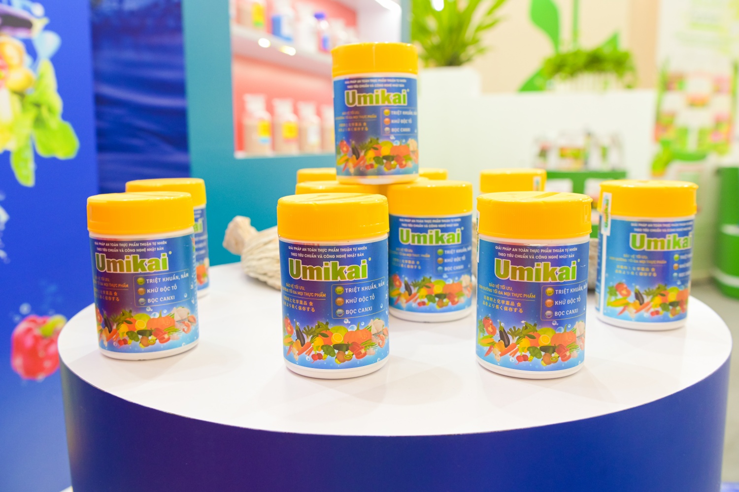 Sản phẩm ngâm rửa thực phẩm UMIKAI của Phú Mỹ.