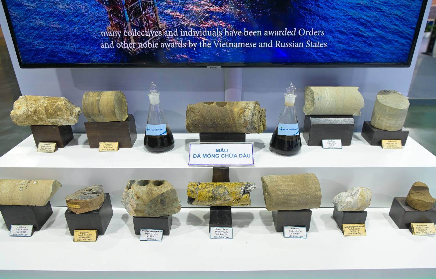 Không gian trưng bày của Vietsovpetro