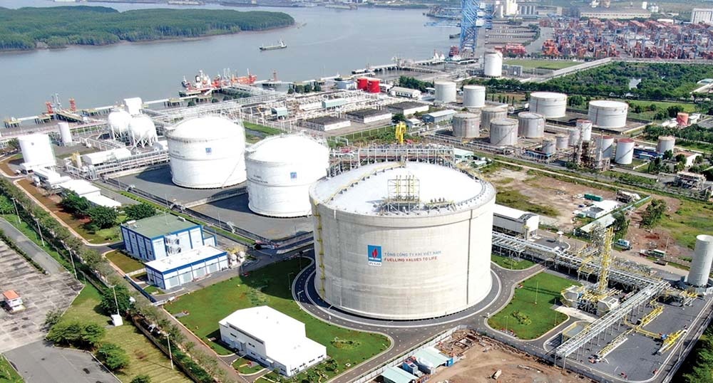 Kho chứa LNG Thị Vải của PV GAS, đơn vị thành viên của Petrovietnam