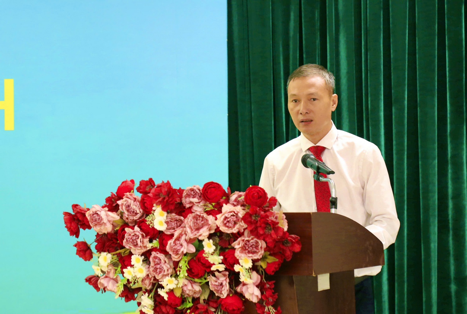 Ông Nguyễn Ngọc Hải, đại diện các tân Phó Giám đốc PVPMB, bày tỏ niềm vinh dự, cảm ơn sự tin tưởng của lãnh đạo Tập đoàn và tập thể CBCNV PVPMB