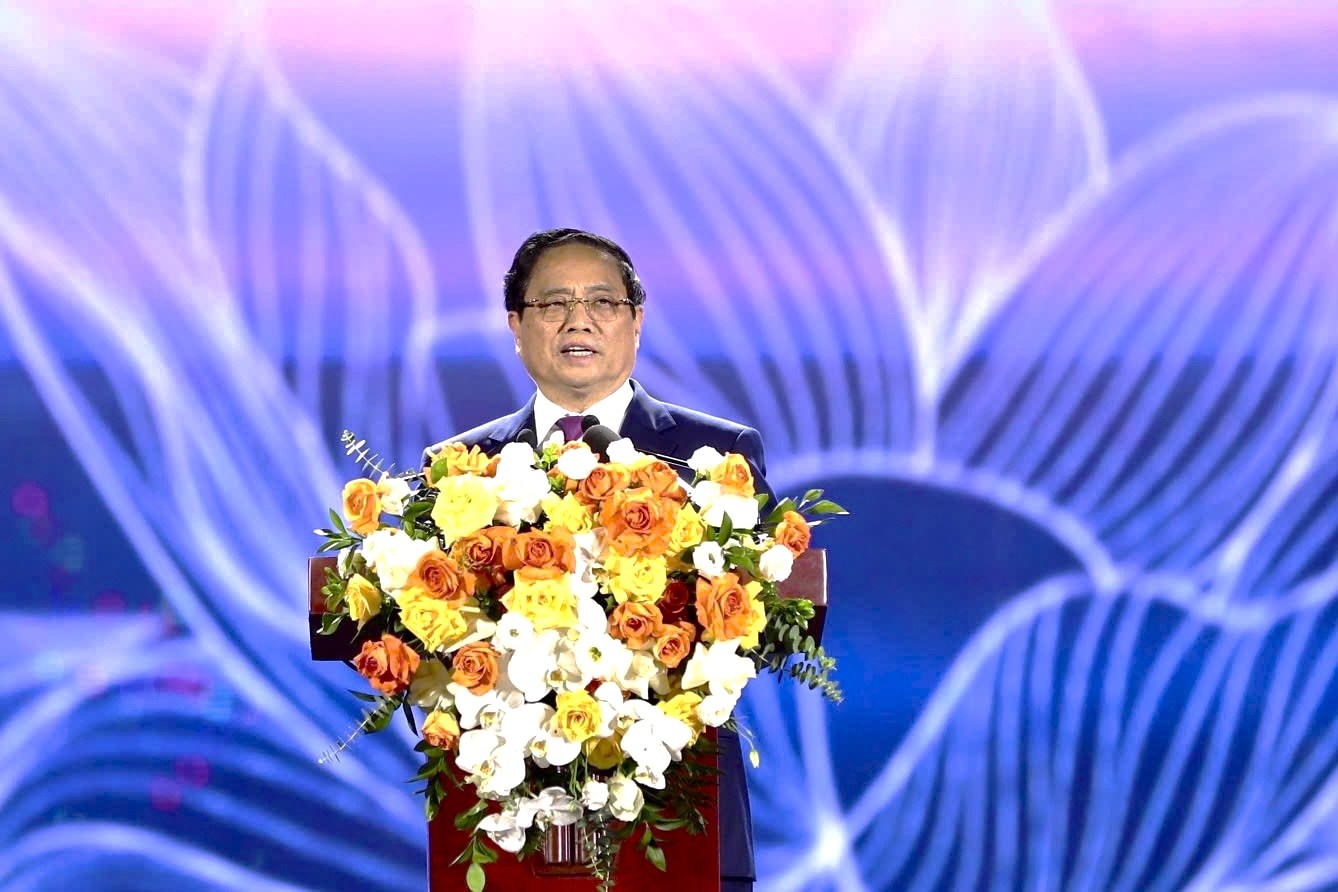 Thủ tướng Chính phủ Phạm Minh Chính phát biểu tại chương trình.