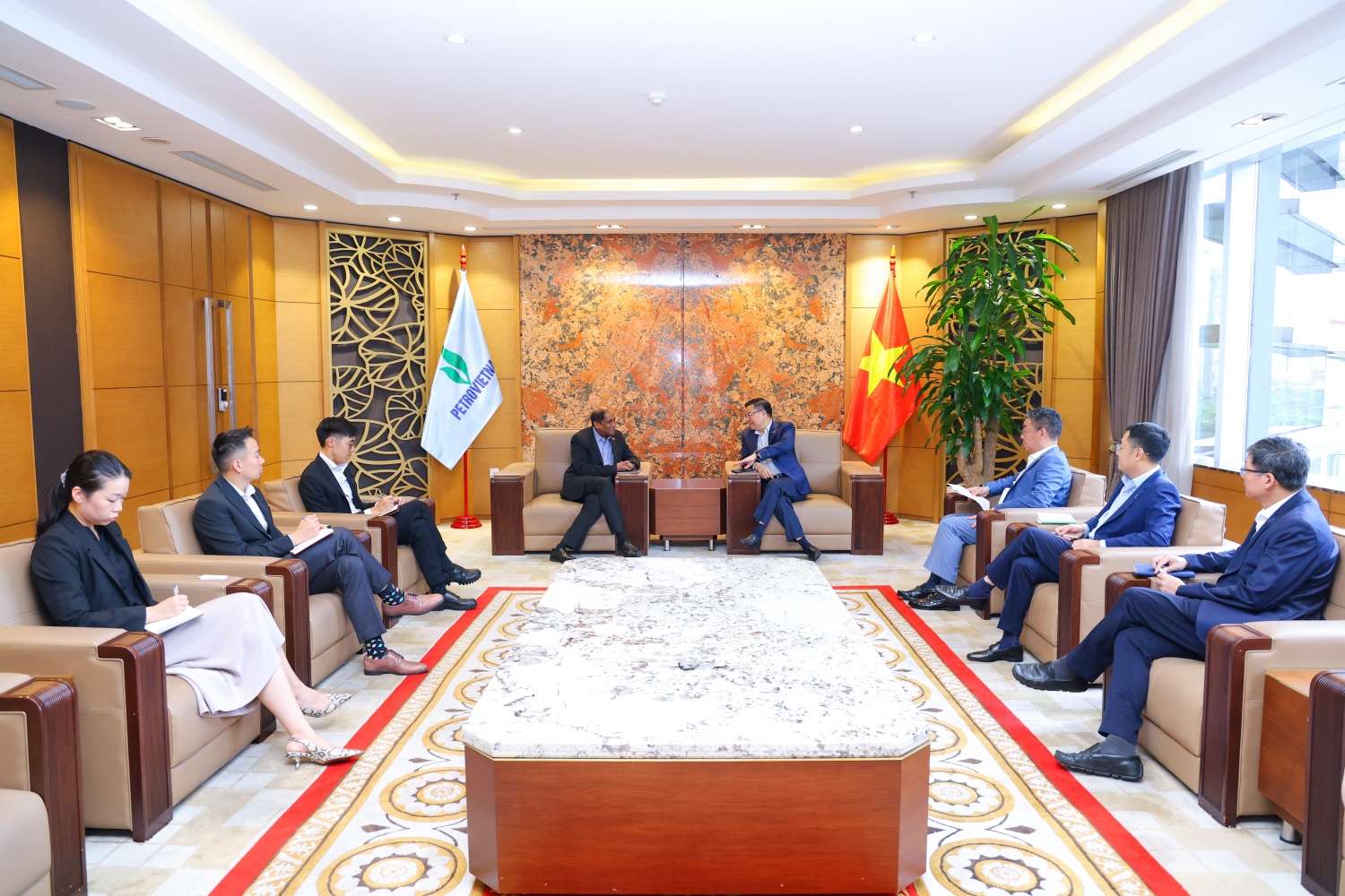 Toàn cảnh buổi tiếp