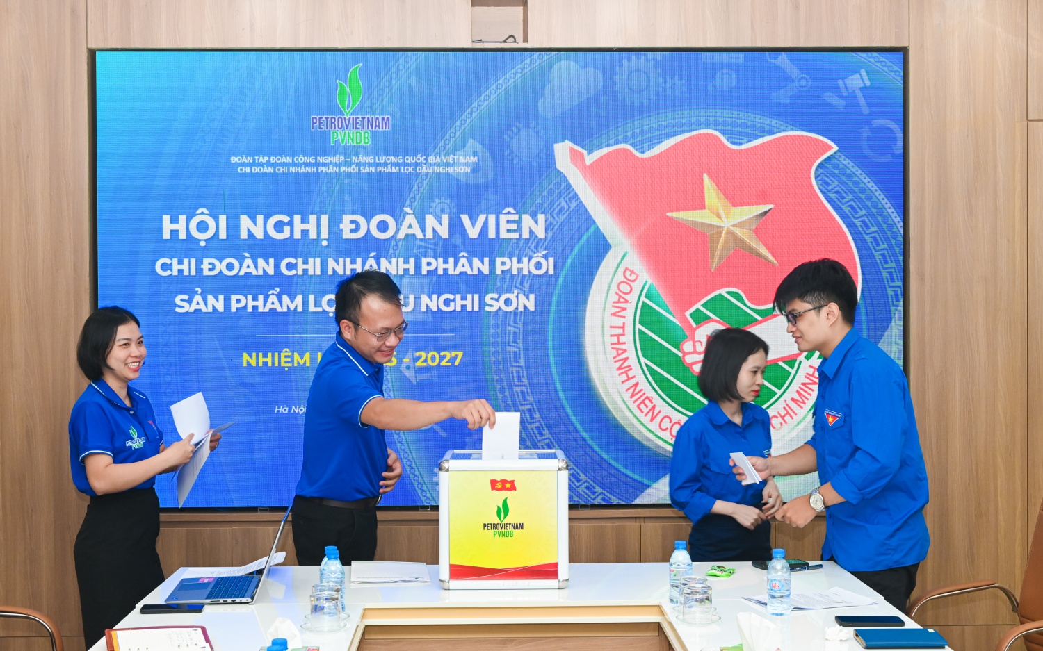 Hội nghị tiến hành bầu đoàn đại biểu dự Đại hội Đại biểu Đoàn Thanh niên Petrovietnam lần thứ IV, nhiệm kỳ 2025-2030.