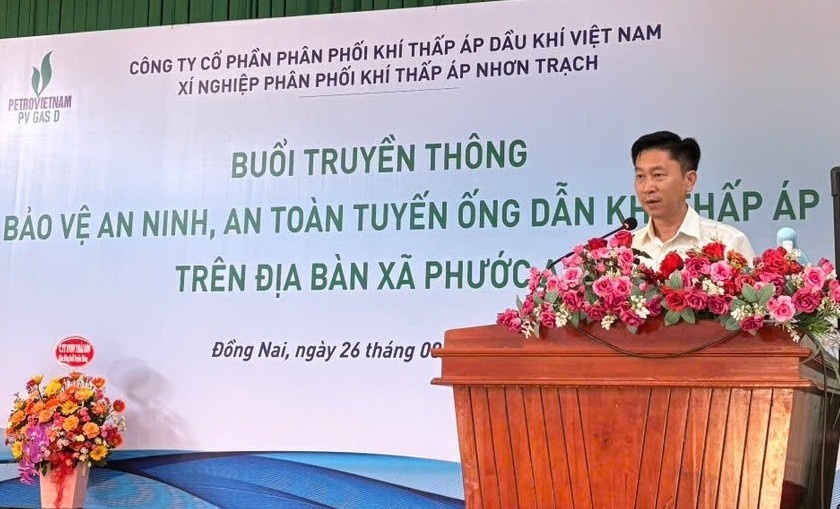 Ông Nguyễn Hùng Dũng – Phó Giám đốc XNNT phát biểu khai mạc