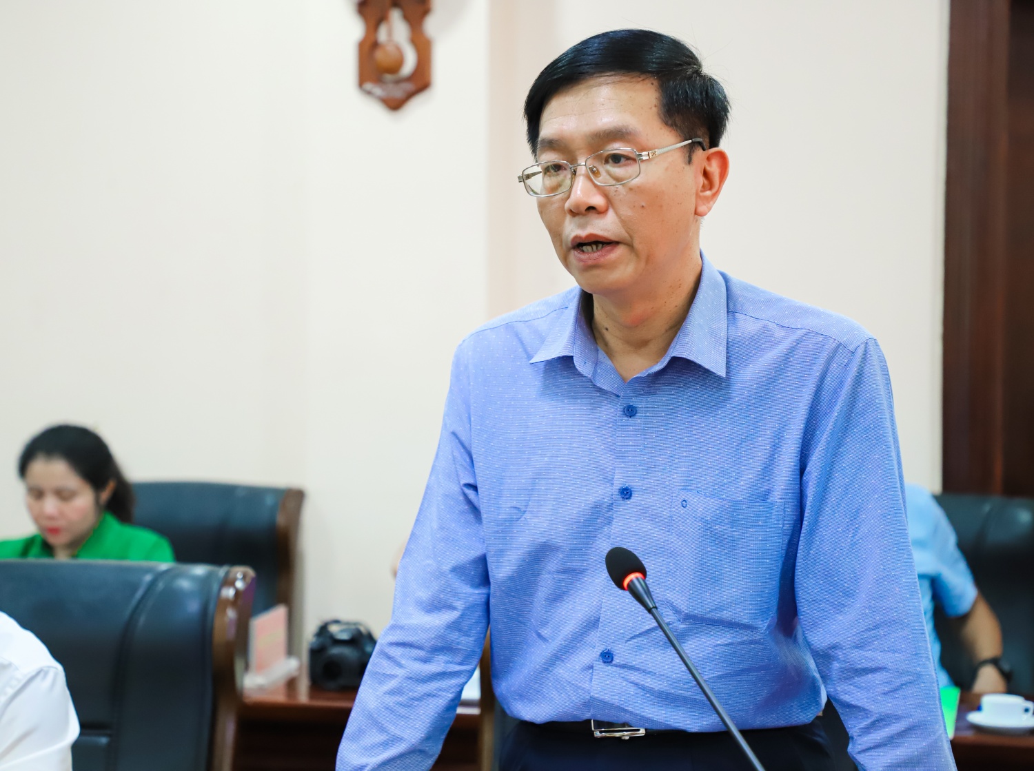 Tại buổi làm việc, đồng chí Trần Quang Dũng gửi lời thăm hỏi và chia sẻ sâu sắc trước những thiệt hại, mất mát do cơn bão số 11 gây ra đối với tỉnh Thái Nguyên, đồng thời mong rằng từ số tiền hỗ trợ sẽ góp phần giúp các cấp, các ngành và các địa phương giảm thiểu thiệt hại cho bà con nhân dân trong tỉnh.