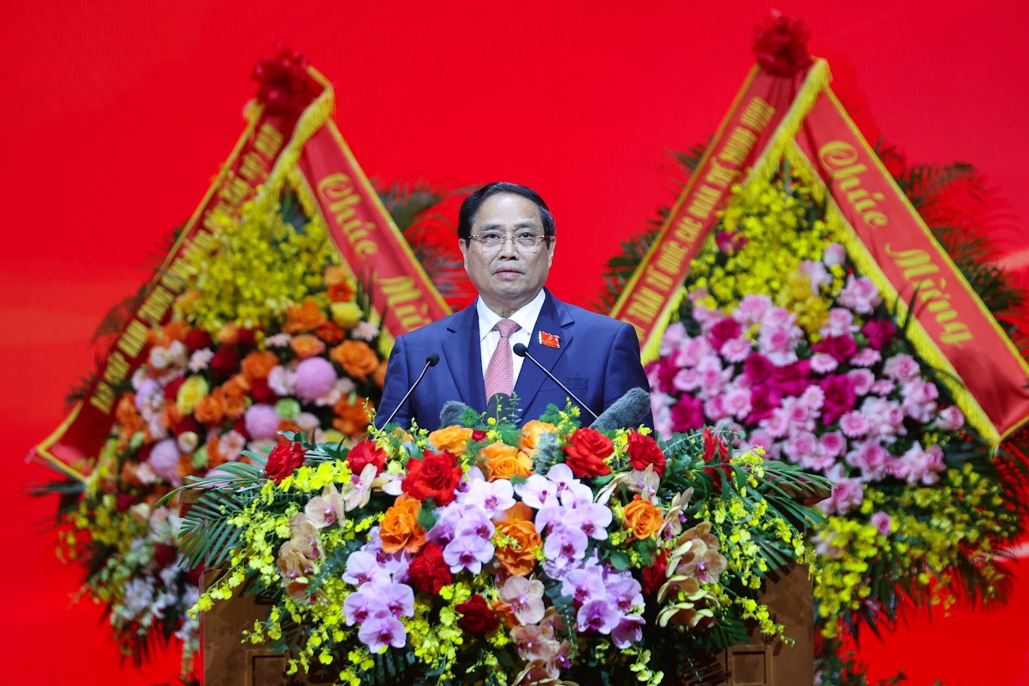 Đồng chí Phạm Minh Chính khẳng định, Đại hội là một sự kiện chính trị đặc biệt quan trọng của Đảng bộ Chính phủ (Ảnh: VGP)