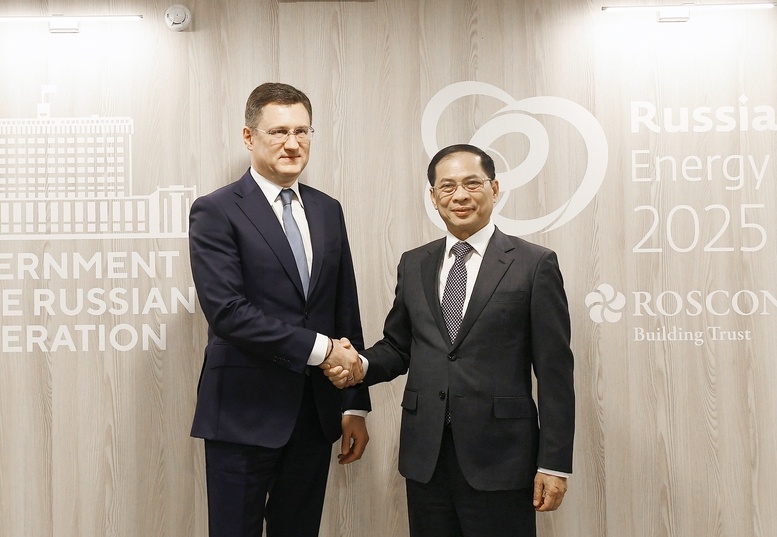 Phó Thủ tướng Chính phủ Bùi Thanh Sơn đã có cuộc làm việc với Phó Thủ tướng Chính phủ Liên bang Nga Aleksandr Novak