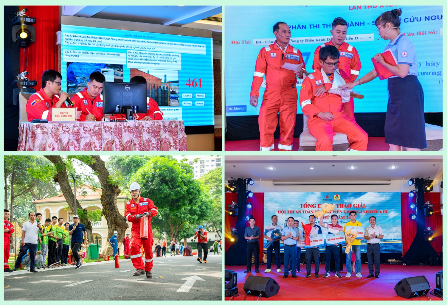 Công đoàn BIENDONG POC đẩy mạnh tuyên truyền, vận động công đoàn viên tham gia tích cực hội diễn An toàn vệ sinh viên giỏi.